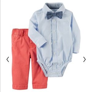 Baby Boy Carter’s Bodysuit Bow Tie & Pants